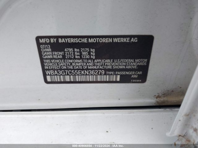 WBA3G7C55EKN36279 BMW 328i Xdrive