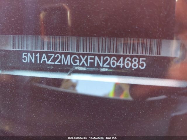 5N1AZ2MGXFN264685 Nissan MURANO S