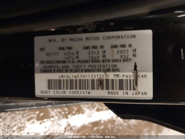 JM1GL1W57H1133732 Mazda Mazda6 Grand Touring