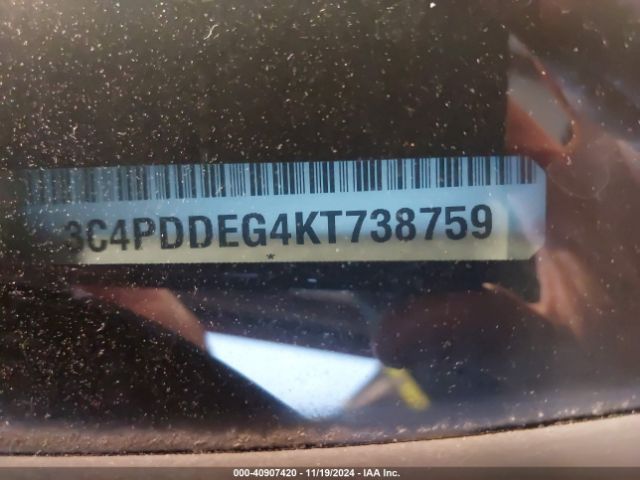 3C4PDDEG4KT738759 Dodge Journey Gt Awd