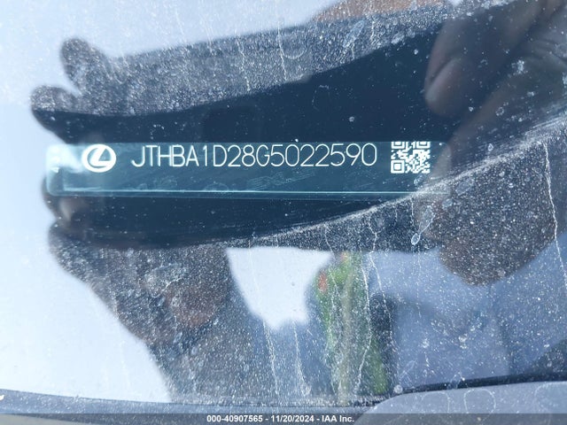JTHBA1D28G5022590 Lexus IS 200T
