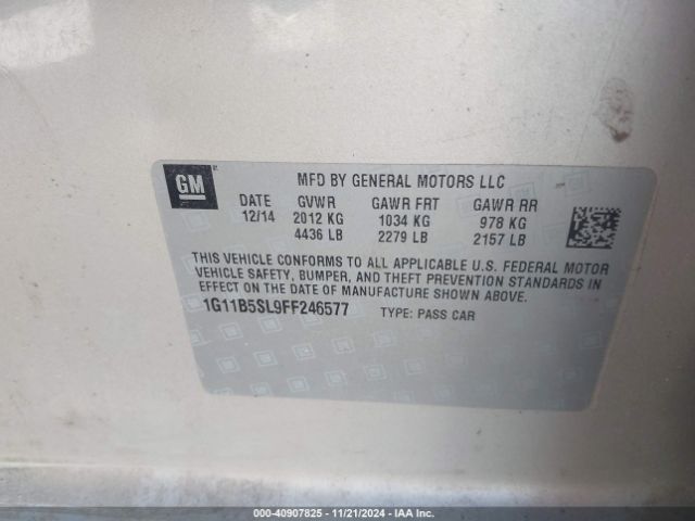 1G11B5SL9FF246577 Chevrolet MALIBU LS