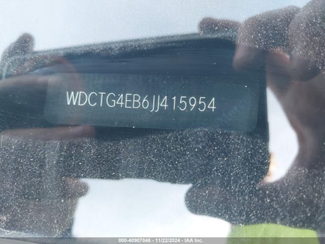 WDCTG4EB6JJ415954 Mercedes-Benz GLA 250