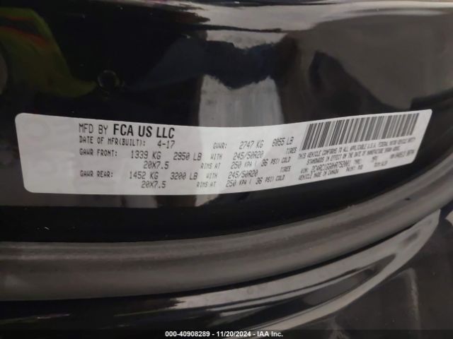 2C4RC1GG0HR752001 Chrysler Pacifica Limited