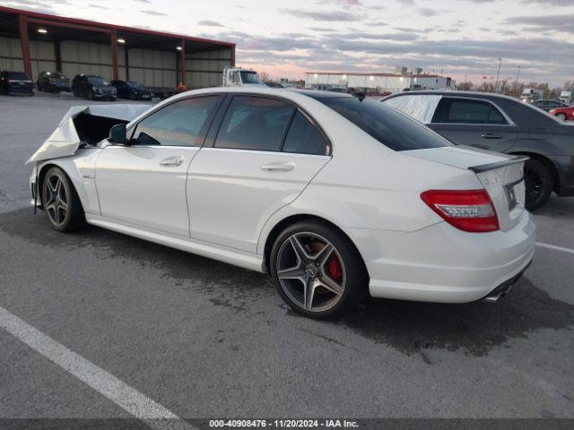 2009 MERCEDES-BENZ C 63 AMG WDDGF77X99F319891 Photo 2