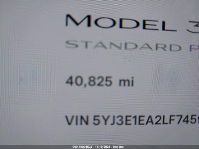 5YJ3E1EA2LF745974 Tesla Model 3 Standard Range Plus Rear-wheel Drive/standard Range Rear-wheel Drive