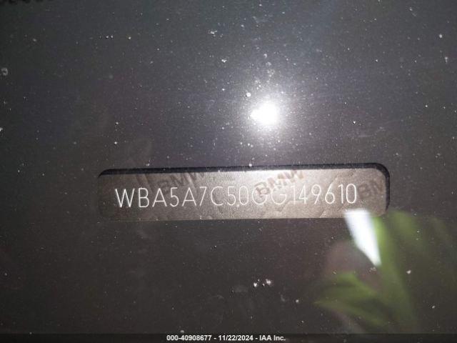 WBA5A7C50GG149610 BMW 528i Xdrive