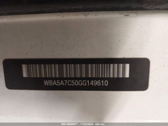 WBA5A7C50GG149610 BMW 528i Xdrive