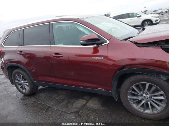 5TDJGRFH5KS057604 Toyota Highlander Hybrid Xle