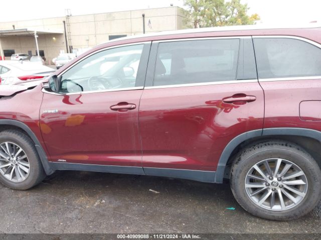 5TDJGRFH5KS057604 Toyota Highlander Hybrid Xle