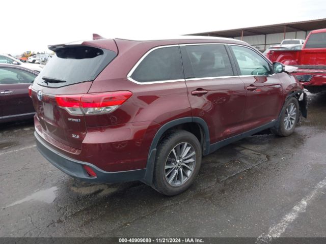 5TDJGRFH5KS057604 Toyota Highlander Hybrid Xle