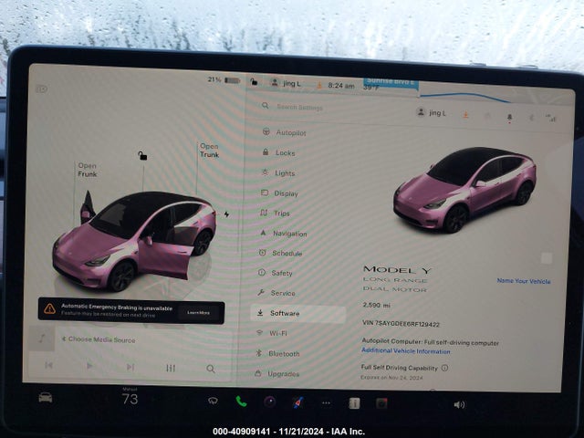 2024 TESLA MODEL Y 7SAYGDEE6RF129422 Photo 6