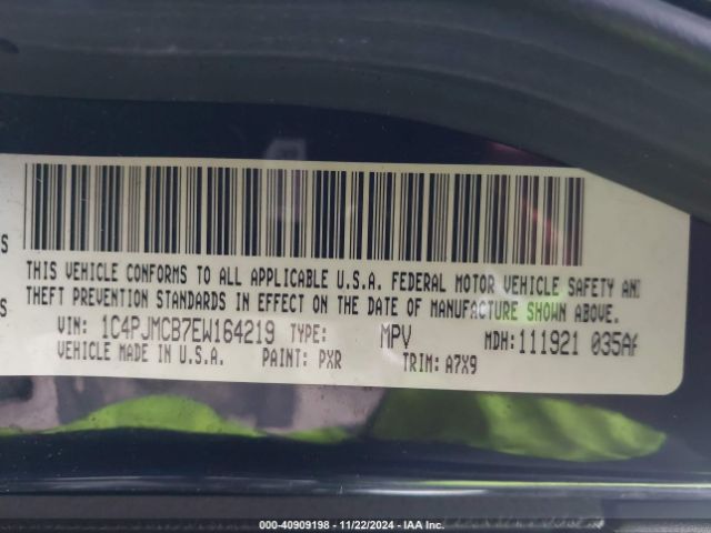 1C4PJMCB7EW164219 Jeep Cherokee Latitude