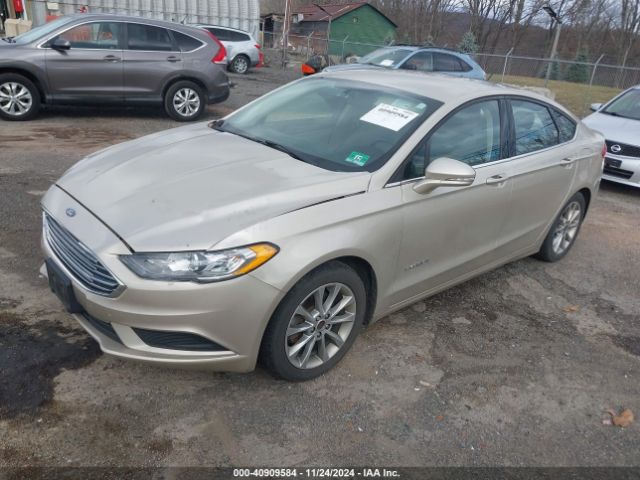 3FA6P0LU4HR254199 Ford Fusion Hybrid Se