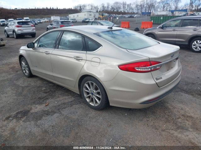 3FA6P0LU4HR254199 Ford Fusion Hybrid Se