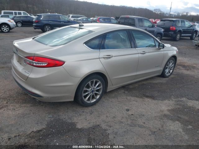 3FA6P0LU4HR254199 Ford Fusion Hybrid Se