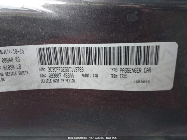 2016 FIAT 500E 3C3CFFGE5GT113783 Photo 8