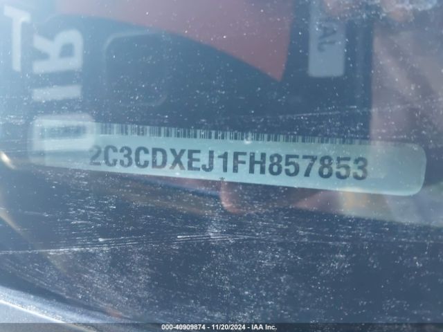 2C3CDXEJ1FH857853 Dodge Charger Srt 392