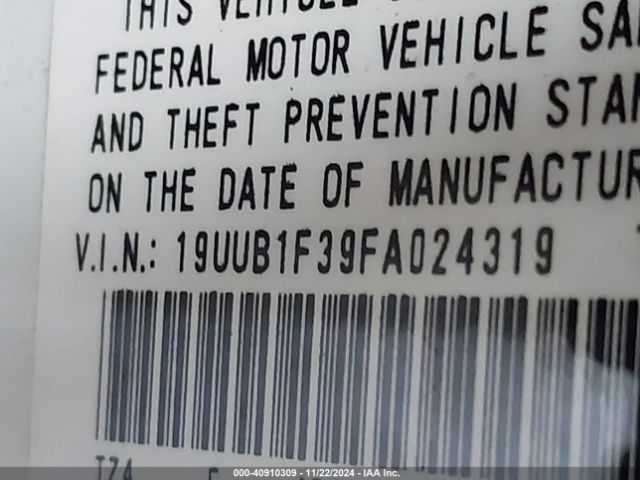 19UUB1F39FA024319 Acura TLX