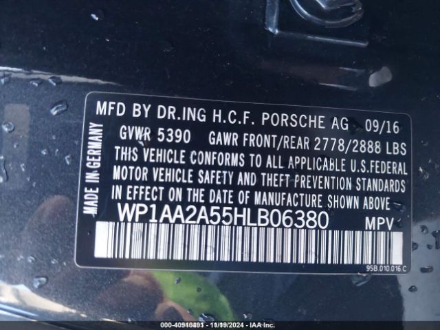 WP1AA2A55HLB06380 Porsche Macan