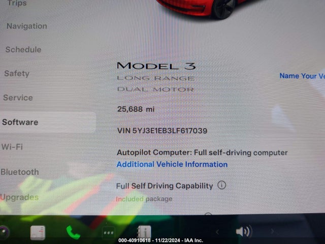 2020 TESLA MODEL 3 5YJ3E1EB3LF617039 Photo 6
