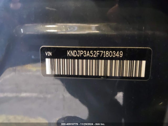 KIA SOUL + 2015 KNDJP3A52F7180349 Image 9