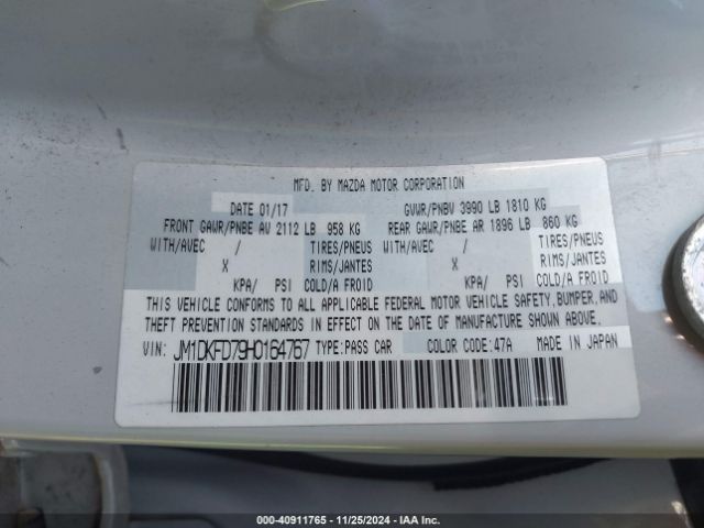 JM1DKFD79H0164767 Mazda Cx-3 Grand Touring