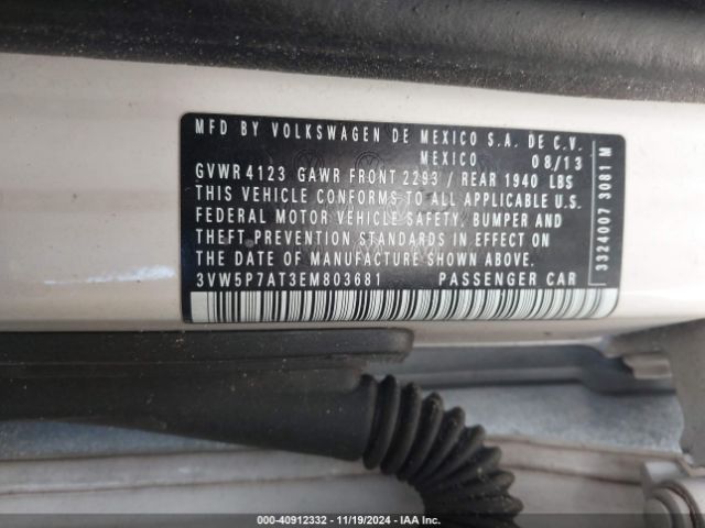 3VW5P7AT3EM803681 Volkswagen Beetle 2.5l