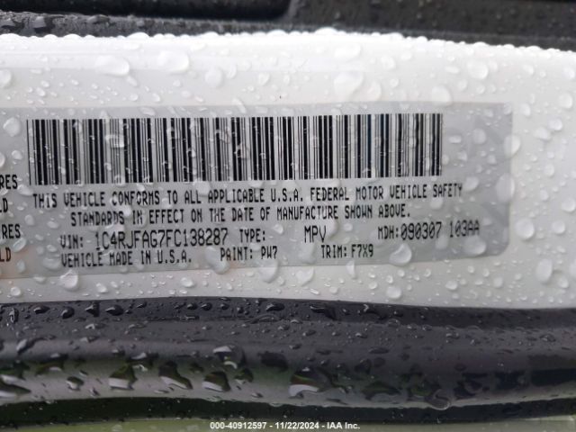 1C4RJFAG7FC138287 Jeep Grand Cherokee Laredo