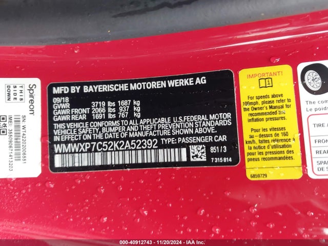 2019 MINI HARDTOP WMWXP7C52K2A52392 Photo 8