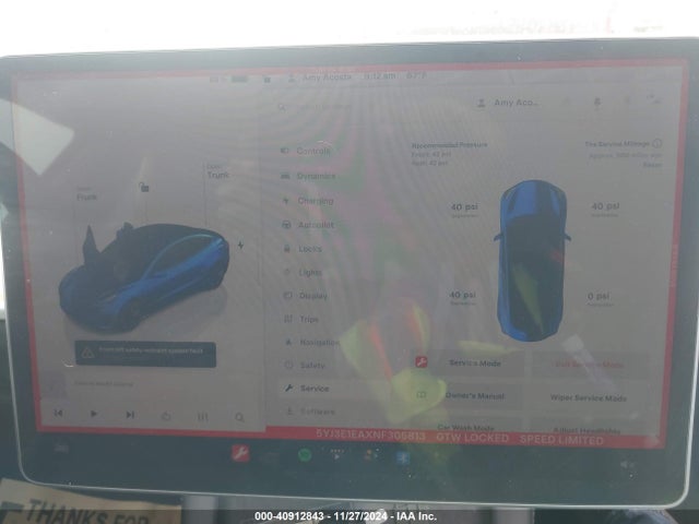 Tesla Model 3 Rear-wheel Drive 2022 5YJ3E1EAXNF305813 Image 17
