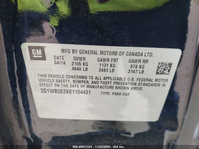 2G1WB5E3XE1164431 Chevrolet Impala Limited Lt