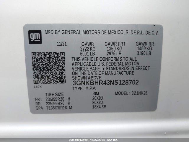 Chevrolet Blazer Awd 2lt 2022 3GNKBHR43NS128702 Image 9