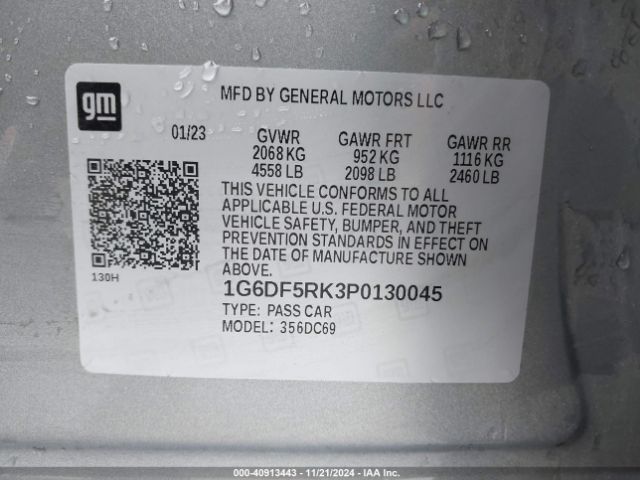 1G6DF5RK3P0130045 Cadillac Ct4 Premium Luxury