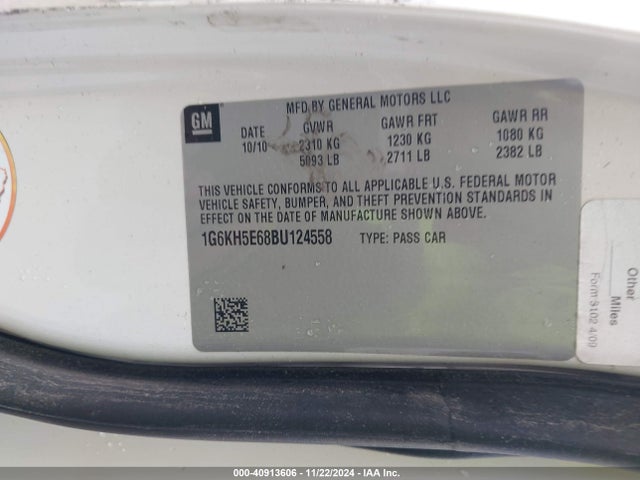 2011 CADILLAC DTS 1G6KH5E68BU124558 Photo 8