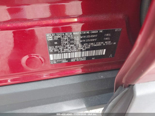 Toyota RAV4 LE 2021 2T3H1RFV2MW166061 Image 9