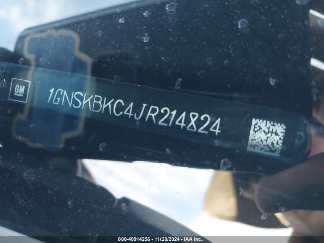 1GNSKBKC4JR214824 Chevrolet Tahoe Lt