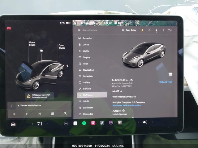 2018 TESLA MODEL 3 5YJ3E1EB2JF087272 Photo 6