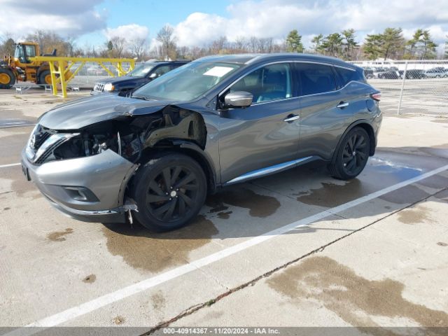 5N1AZ2MHXFN258457 Nissan Murano Platinum