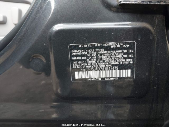 JF2SJADC5FH443479 Subaru Forester 2.5i Premium