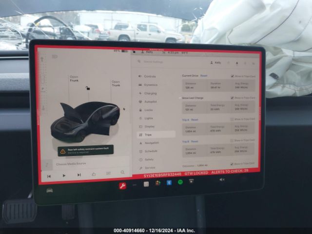 5YJ3E1EB5RF832446 Tesla Model 3 Long Range Dual Motor All-wheel Drive