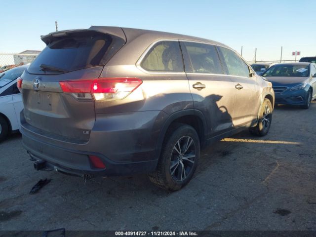 5TDZZRFH6KS310944 Toyota Highlander Le Plus