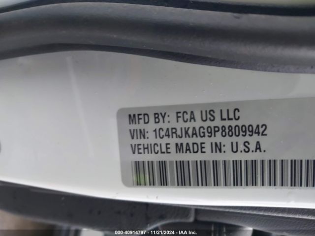 1C4RJKAG9P8809942 Jeep Grand Cherokee L Altitude 4x4