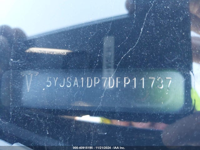 2013 TESLA MODEL S 5YJSA1DP7DFP11737 Photo 8