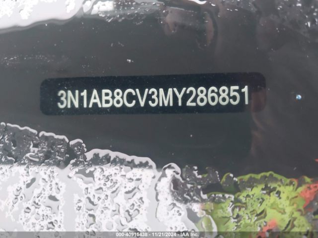 3N1AB8CV3MY286851 Nissan Sentra Sv Xtronic Cvt