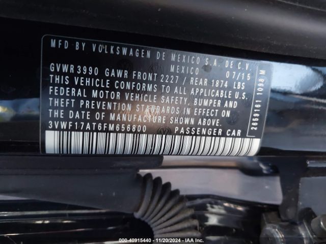 3VWF17AT6FM656800 Volkswagen Beetle 1.8t Classic