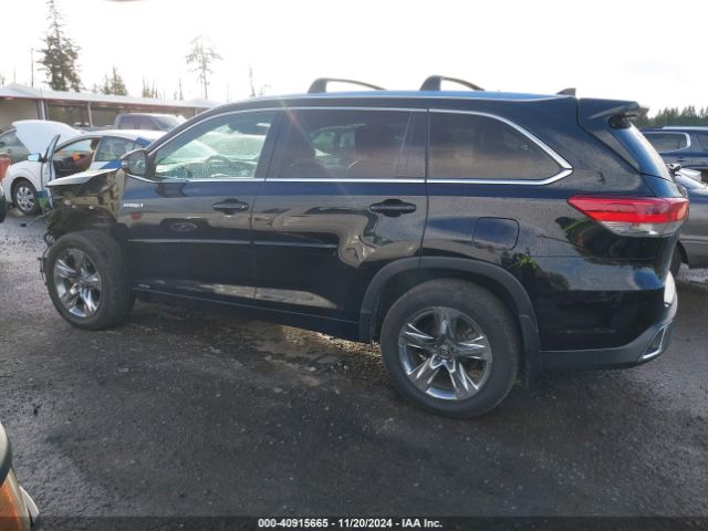 5TDDGRFH4KS058806 Toyota Highlander Hybrid Limited Platinum