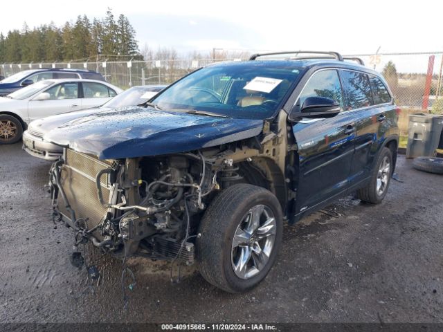 5TDDGRFH4KS058806 Toyota Highlander Hybrid Limited Platinum