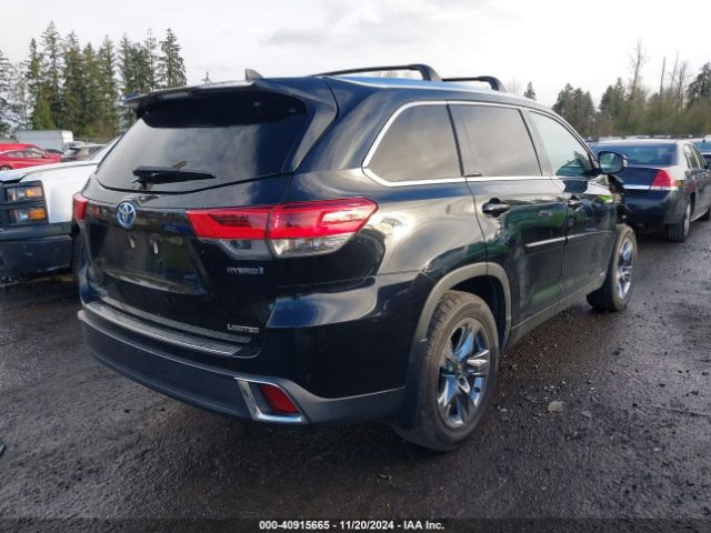 5TDDGRFH4KS058806 Toyota Highlander Hybrid Limited Platinum