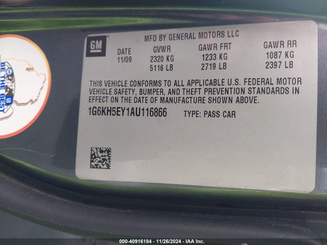 2010 CADILLAC DTS 1G6KH5EY1AU116866 Photo 8